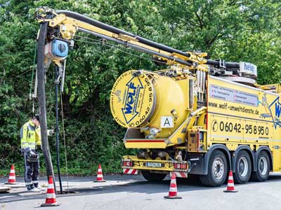 Kanalreinigung Rohrinspektion mit Kamera